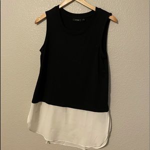 💛 3/$30 SALE - Black Apt 9 Tank Chiffon Detail